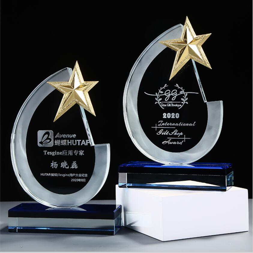 定制水晶獎杯獎牌 璀璨榮耀，彰顯卓越